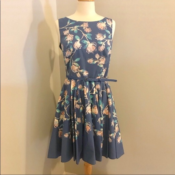LC Lauren Conrad Floral Fit & Flare Dress Sundress - Picture 4 of 8